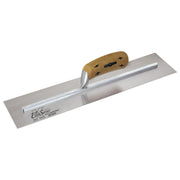 Elite Series Five Star™ 18" x 4" Carbon Steel Cement Trowel with Laminated Wood Handle