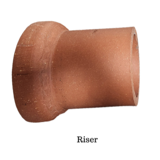 10"X12" CLAY DRIVEWAY CROCK RISER-2