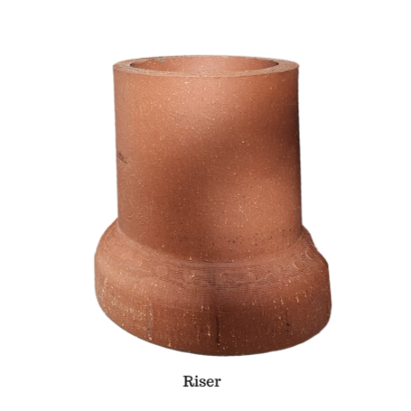 10"X12" CLAY DRIVEWAY CROCK RISER-3
