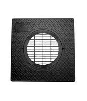 12" x 12" Turf Restrictor Plate &Drain Grate or Solid Plug-FDM
