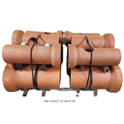 12X24 W 6 SIDE HOLE CLAY DRIVEWAY CROCK