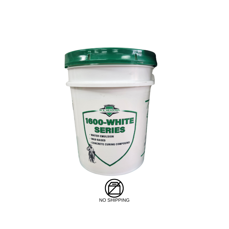 1600-WHITE Wax-Based, Water Emulsion Concrete Curing Compound W.R. MEADOWS