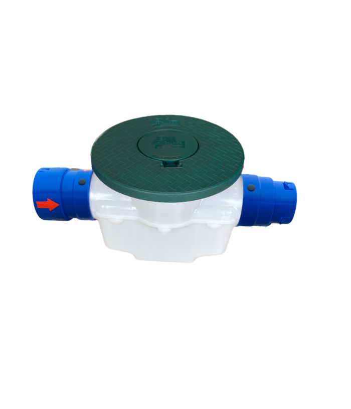 4 in. Catch Basin with Turf Restrictor Plate Connect to Corrugated- FDM