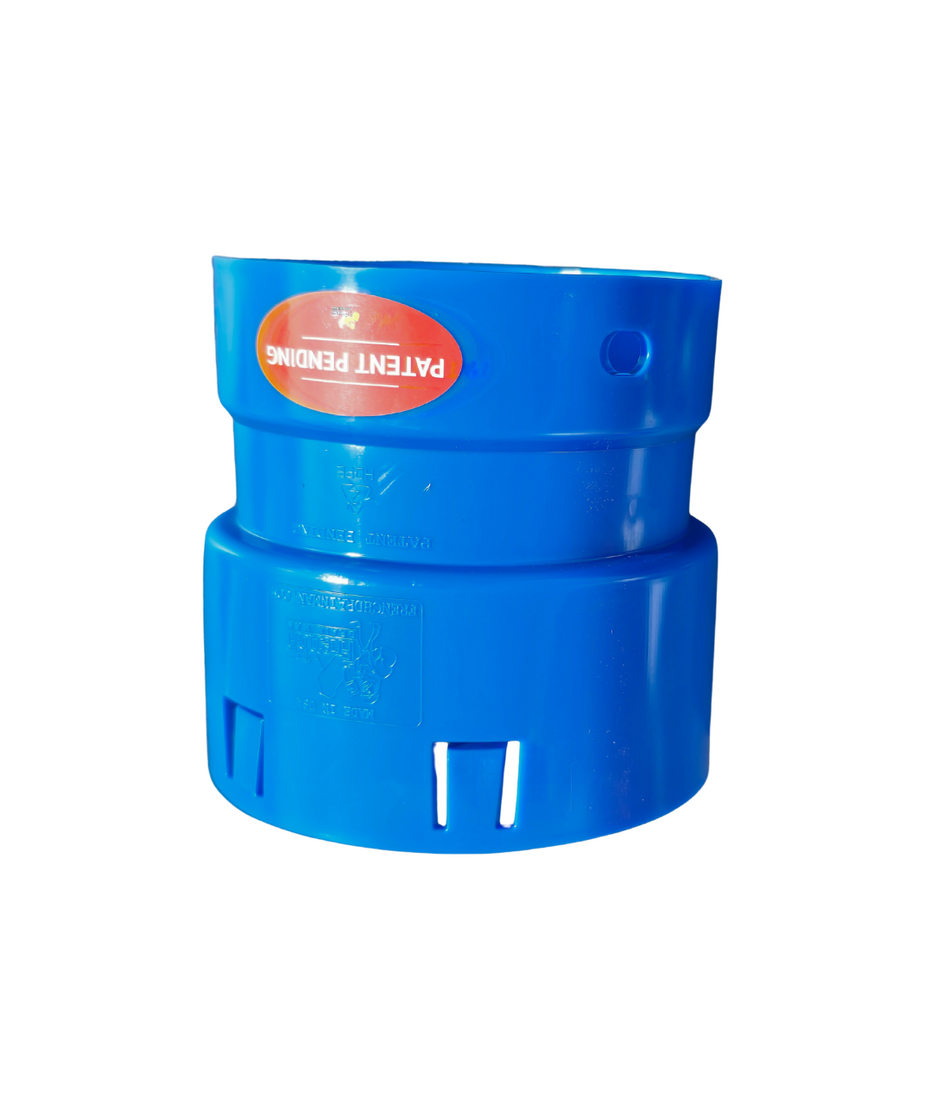 4 in. Corrugated to 4 in. PVC HDPE Female Coupler- FDM