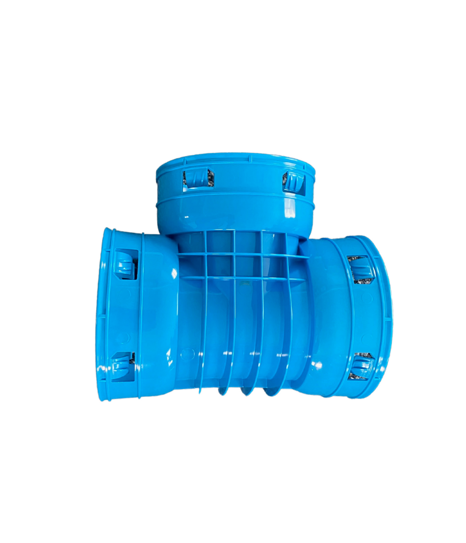 Extra Heavy Duty 4 in. Corrugated External Tee- FDM