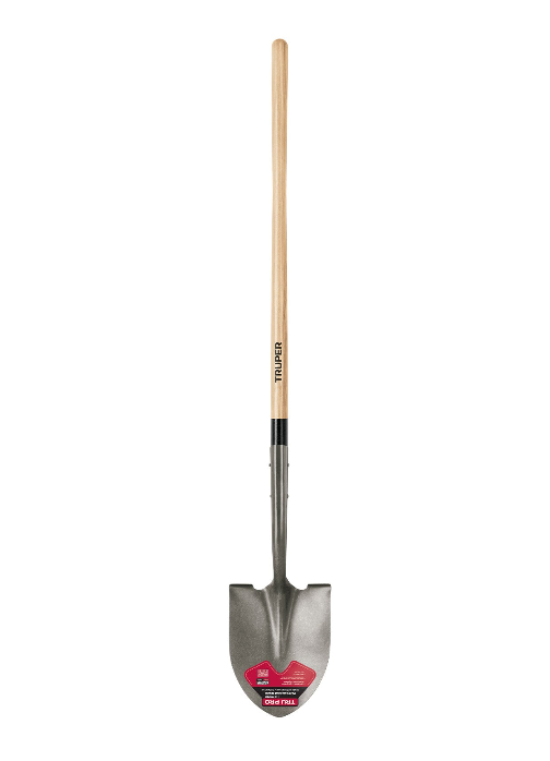 48" Step Shovel, Extended Socket, Wood Handle (TruPro)