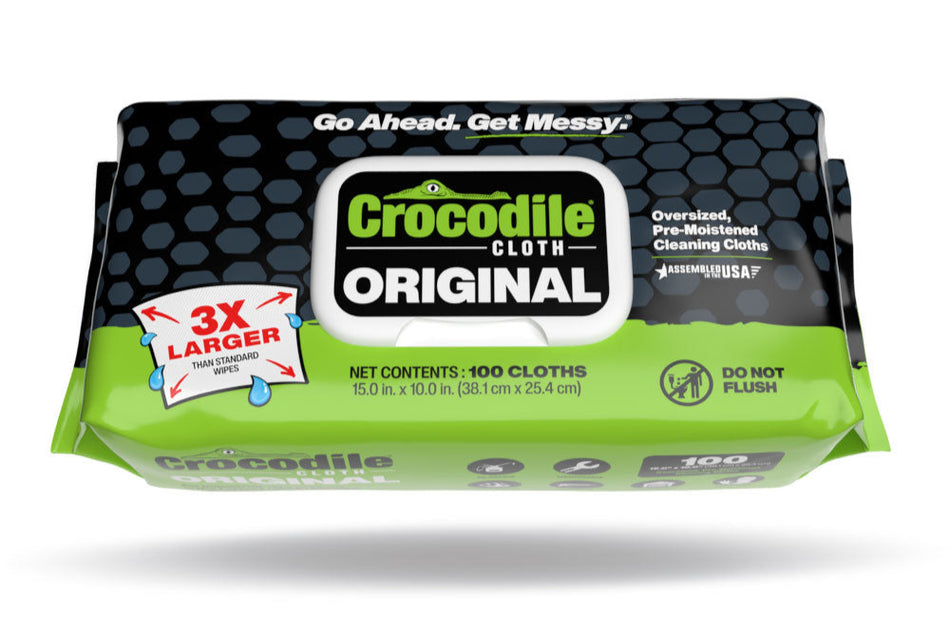 Crocodile Cloth- ORIGINAL- 100ct Huge Cloths