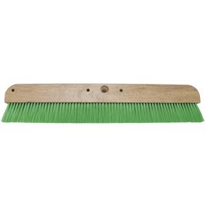 Green Nylon Concrete Broom 24"