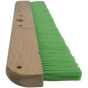 Green Nylon Concrete Broom 24"