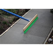 Green Nylon Concrete Broom 24"