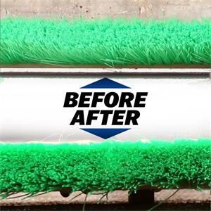 Green Nylon Concrete Broom 24"