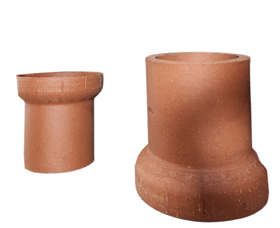 8"X12" CLAY DRIVEWAY CROCK RISER-3