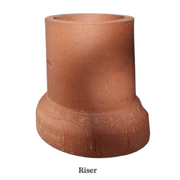 8"X12" CLAY DRIVEWAY CROCK RISER