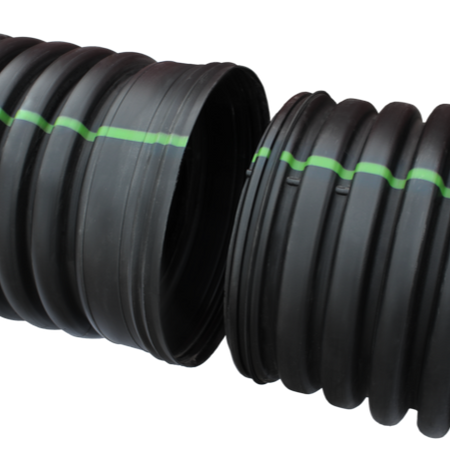 ADS N-12 20' x 4" HDPE Corrugated Soil Tight Solid Dual Wall Pipe