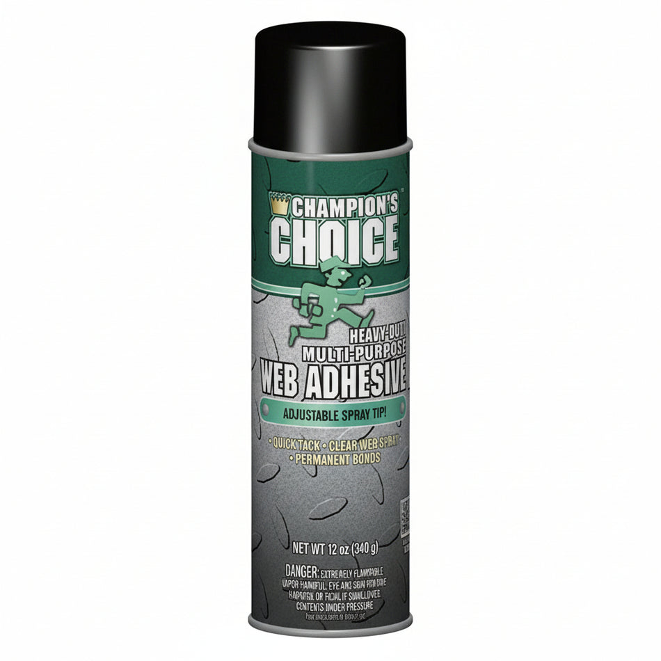 Champion's Choice® Multi-Purpose Web Adhesive - 12 oz.