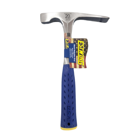 ESTWING 20oz BRICK HAMMER W/BLUE GRIP