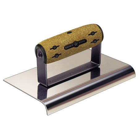 6"x2-1/2"  1/4"R  3/8"L Elite Series Five Star™ SS Cement Edger w/Cork Hdl