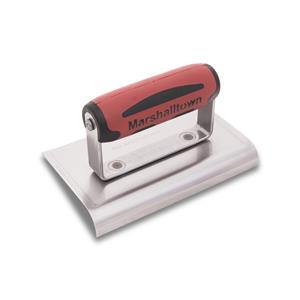 MARSHALLTOWN 6 X 4 Edger-Curved Ends-1/2R, 5/8LDuraSoft Handle