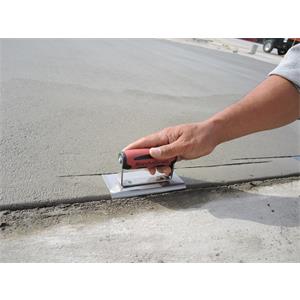 MARSHALLTOWN 6 X 4 SS Curb Tool-3/4" Radius-DS Hdl