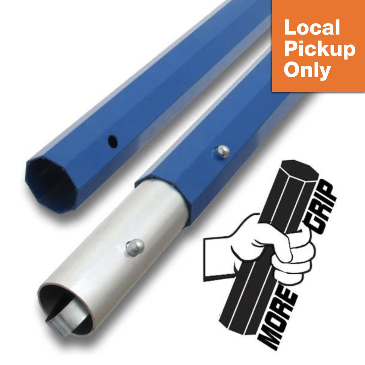 MARSHALLTOWN Octagon Handle, Blue, 1-3/4" X 72"