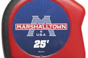 MARSHALLTOWN Standard Tape Measure 25'-Front