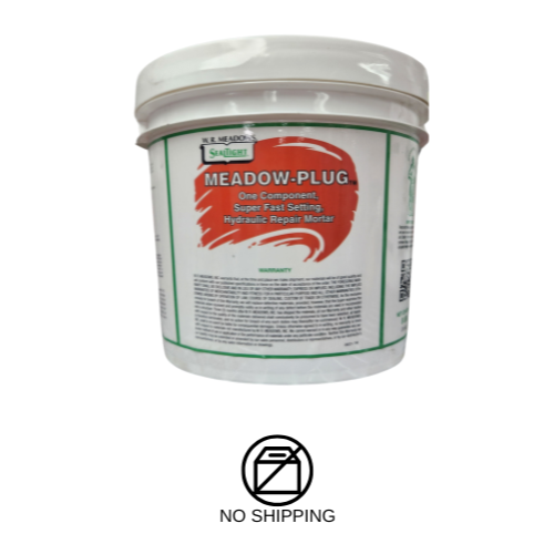 MEADOW-PLUG Super Fast Setting, Hydraulic Repair Mortar