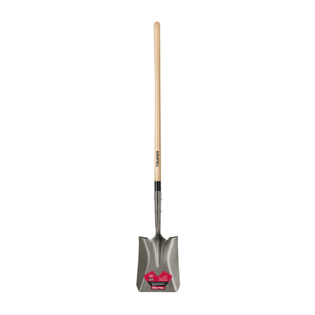 TruPro Square pt turned steps shovel,ex.socket, 48" wd hdl
