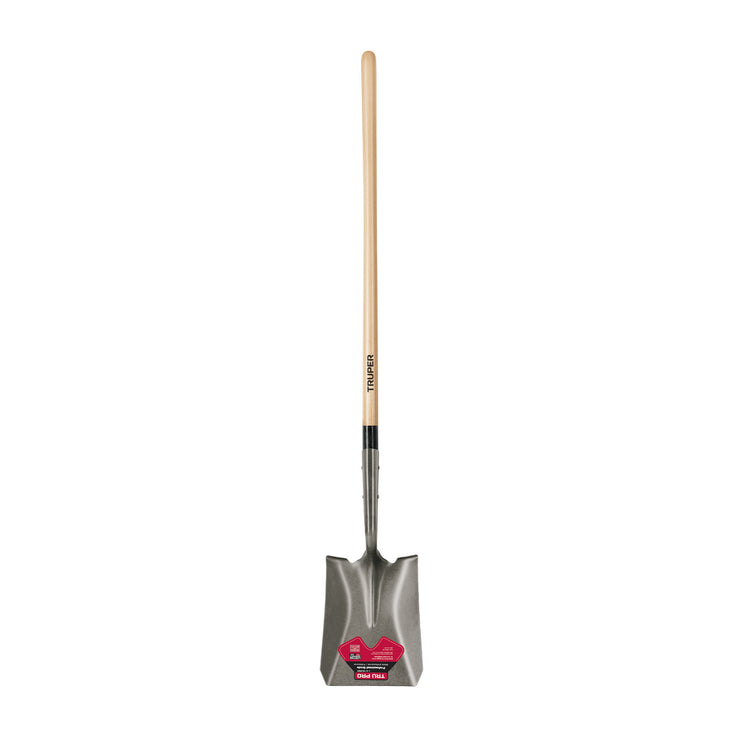 TruPro Square pt turned steps shovel,ex.socket, 48" wd hdl