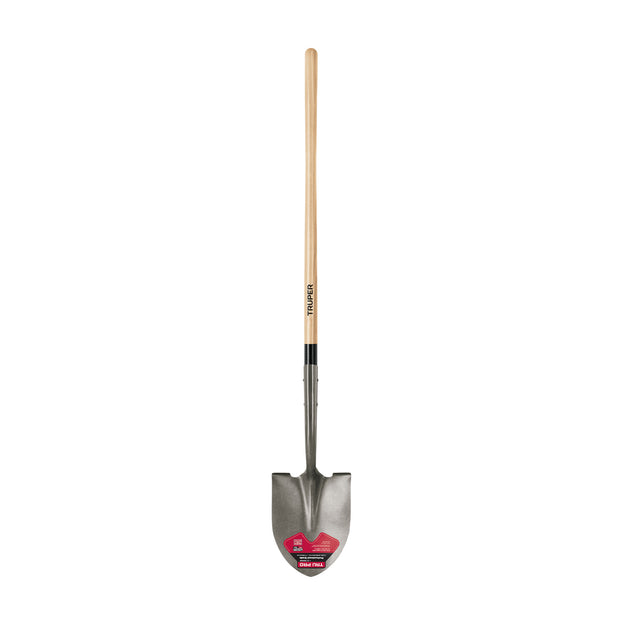 TruPro Round pt turned steps shovel,ex.socket, 48" wd hdl