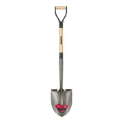 TruPro Round pt turned steps shovel,ex.socket, wood D-hdl