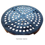 STRAINER-CI, FITS 10" CROCK, 11-3/4" DIA-Top