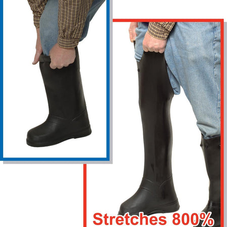 TREDS Boot 17" Over the Boot, Tough Pull on Rubber Boot, Rain, Slush, Snow and Construction-2