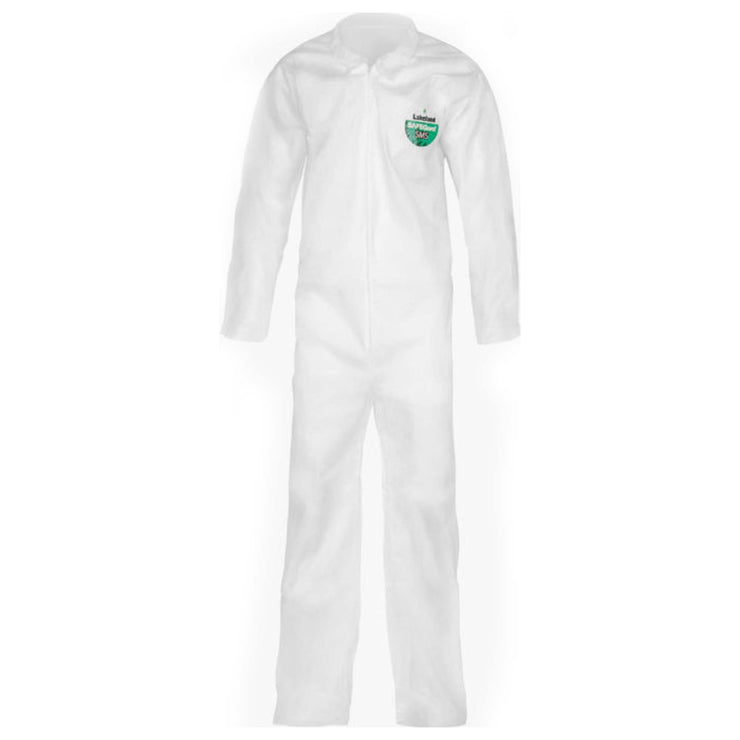 White MicroMax NS Coverall, Zipper-2