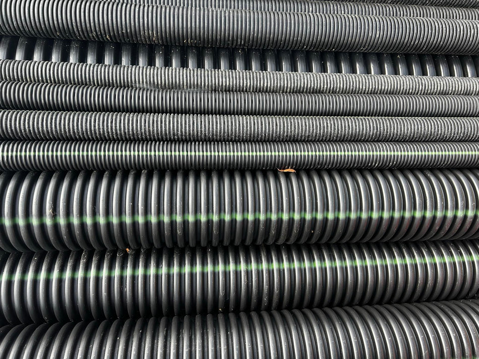 30 in.X20 ft.  Corrugated Dual-Wall Solid Belled End Culvert Drainage Pipe
