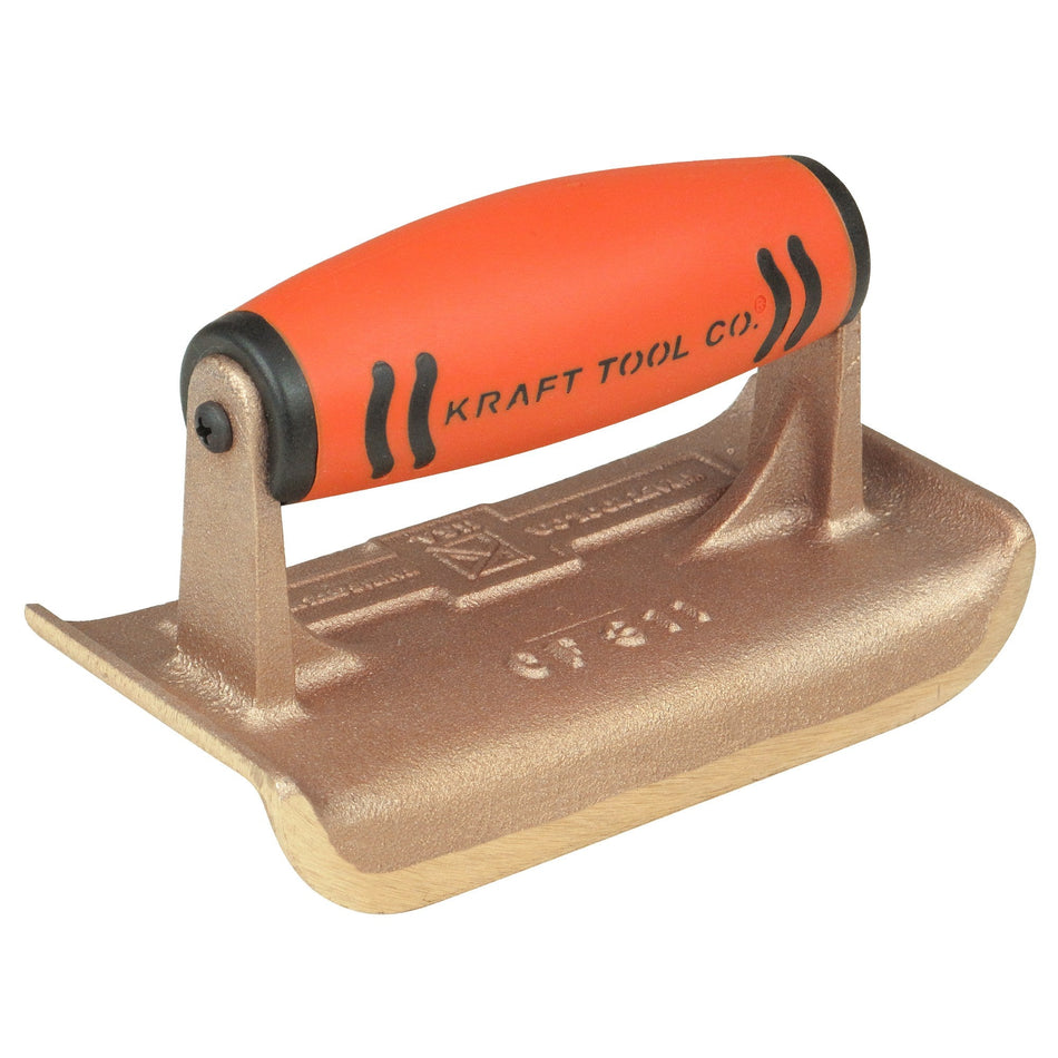 6"x2-3/4"  1/4"R Bronze Edger w/ProForm® Hdl