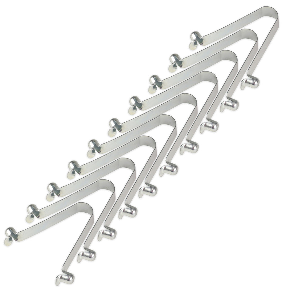 Double Button Clip F/ 1-3/4" Dia. Button Handles (10 Pack)