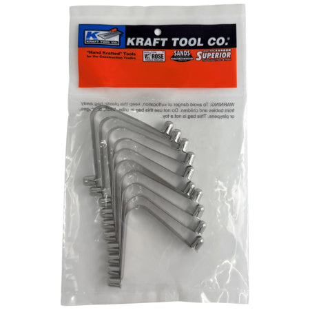 Double Button Clip F/ 1-3/4" Dia. Button Handles (10 Pack)