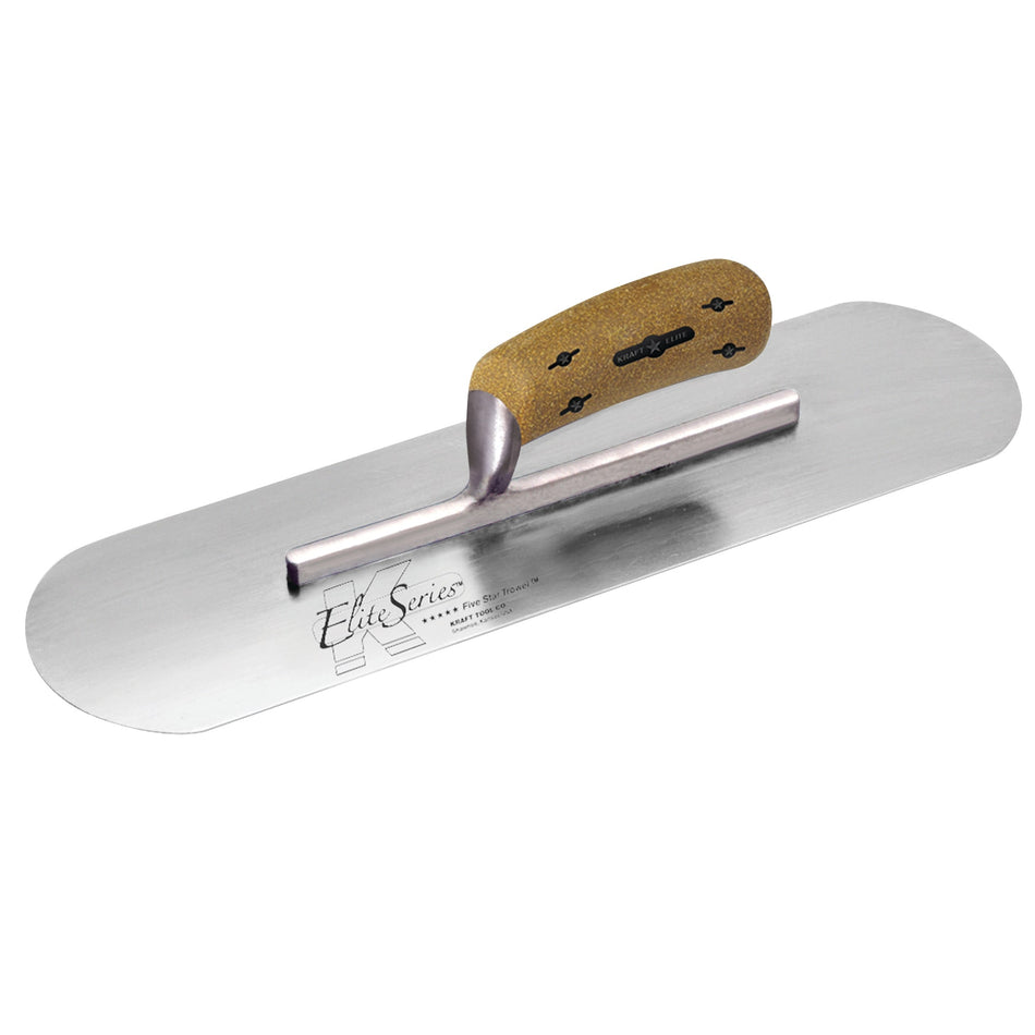 Elite Series Five Star Carbon Steel Pool Trowel w/Cork Handle