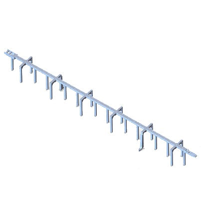 CHAIR PLASTIC SLAB BOLSTER UPPER 3x2.5'