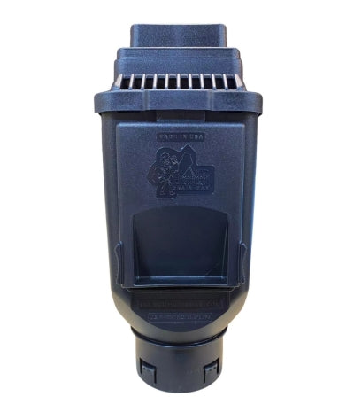 Downspout Cleanout with Leaf Filter (White) - FDM