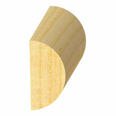 Chamfer Strip 1" Half Round Wood