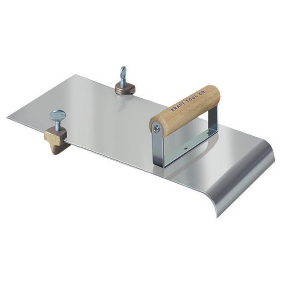 12"x5" SS Hand Edger w/Adj Groover