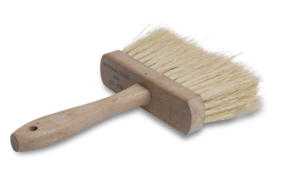 6-1/2 in. x 1-3/4 in. Masonry Brush (Stiff Bristle Tampico Fiber, 829) - MARSHALLTOWN